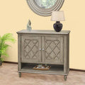 Solid Wood 2 Door Accent Cabinet K965