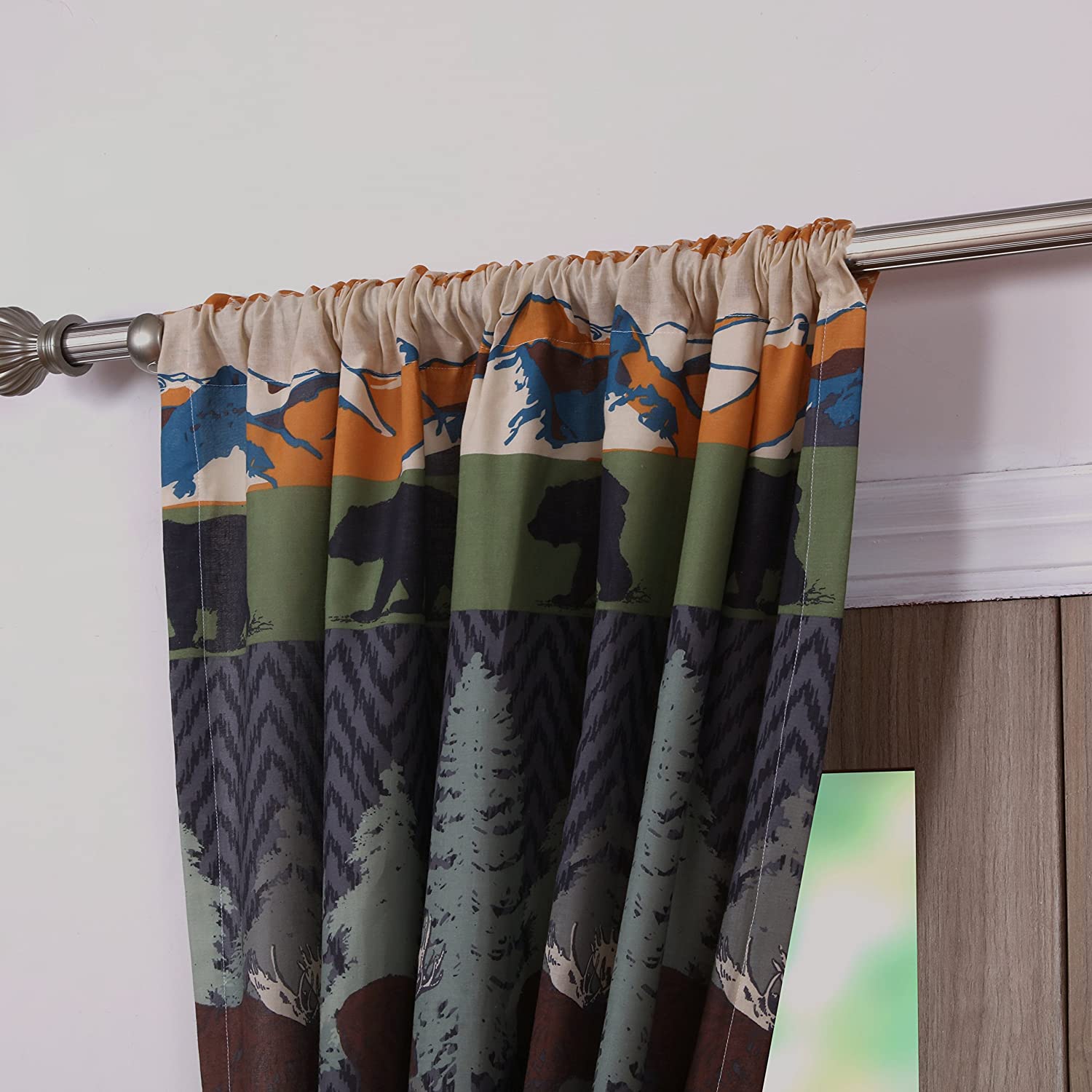 Curtain Panels Set of 2 with Tiebacks H45040