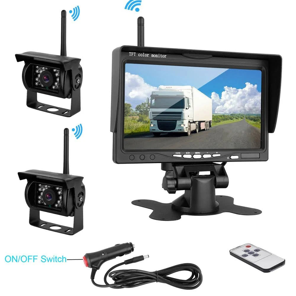 7" Wireless Backup Camera with Monitor and IR Night Vision M86653