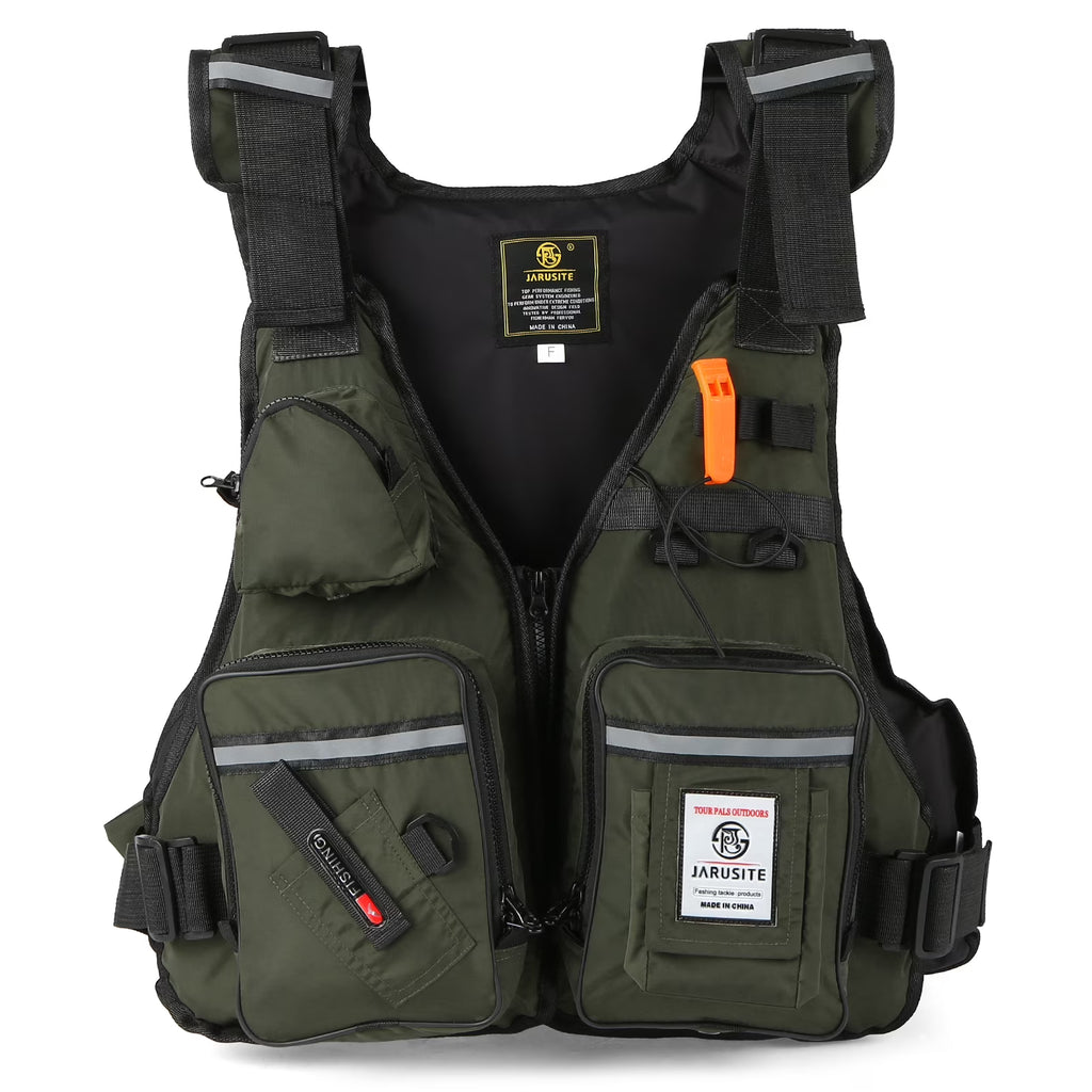 Fly Fishing Jacket Vest with Multi-Pockets U21253