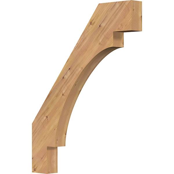 3 1/2x22W x 30x22D x 38x22H Merced Smooth Brace, Western Red Cedar U962