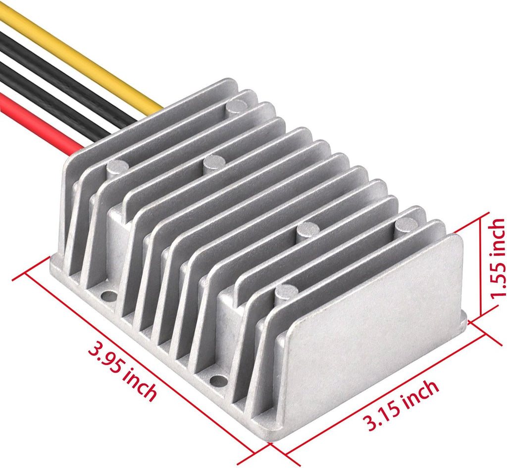 DC/DC 12V to 24V Boost Converter 25A 600W Step Up Voltage Regulator Power Supply Voltage Transformer Pack of 2 N2276
