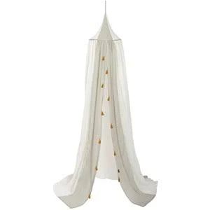 Grey & White Canopy One Size L2819