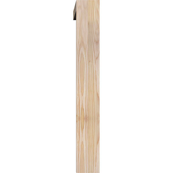 Traditional Block Smooth Bracket with Offset Brace, Douglas Fir E7596