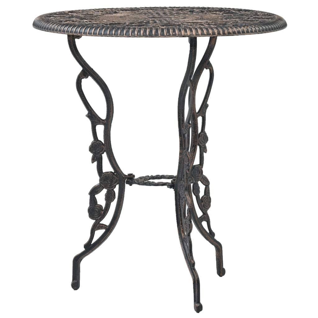 3 Piece Cast Aluminium Bistro Set Y761817