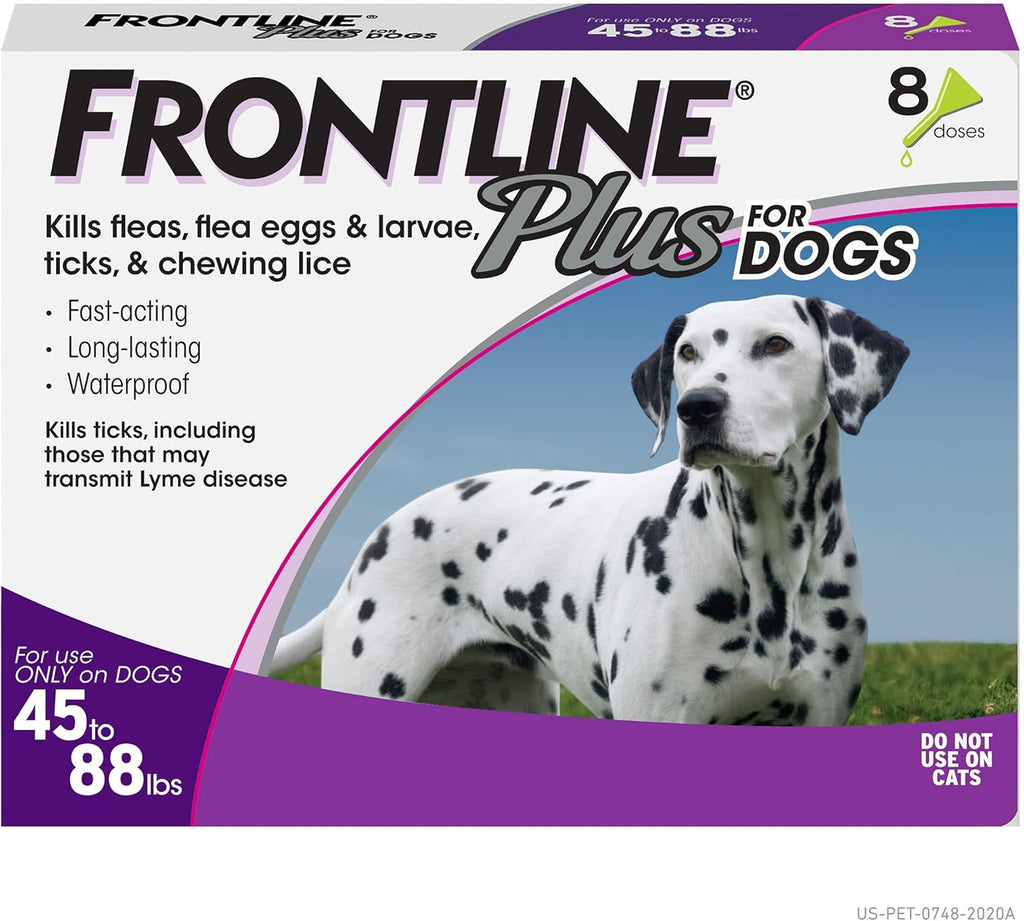 Flea and Tick Treatment for Dogs, 8 Doses M115