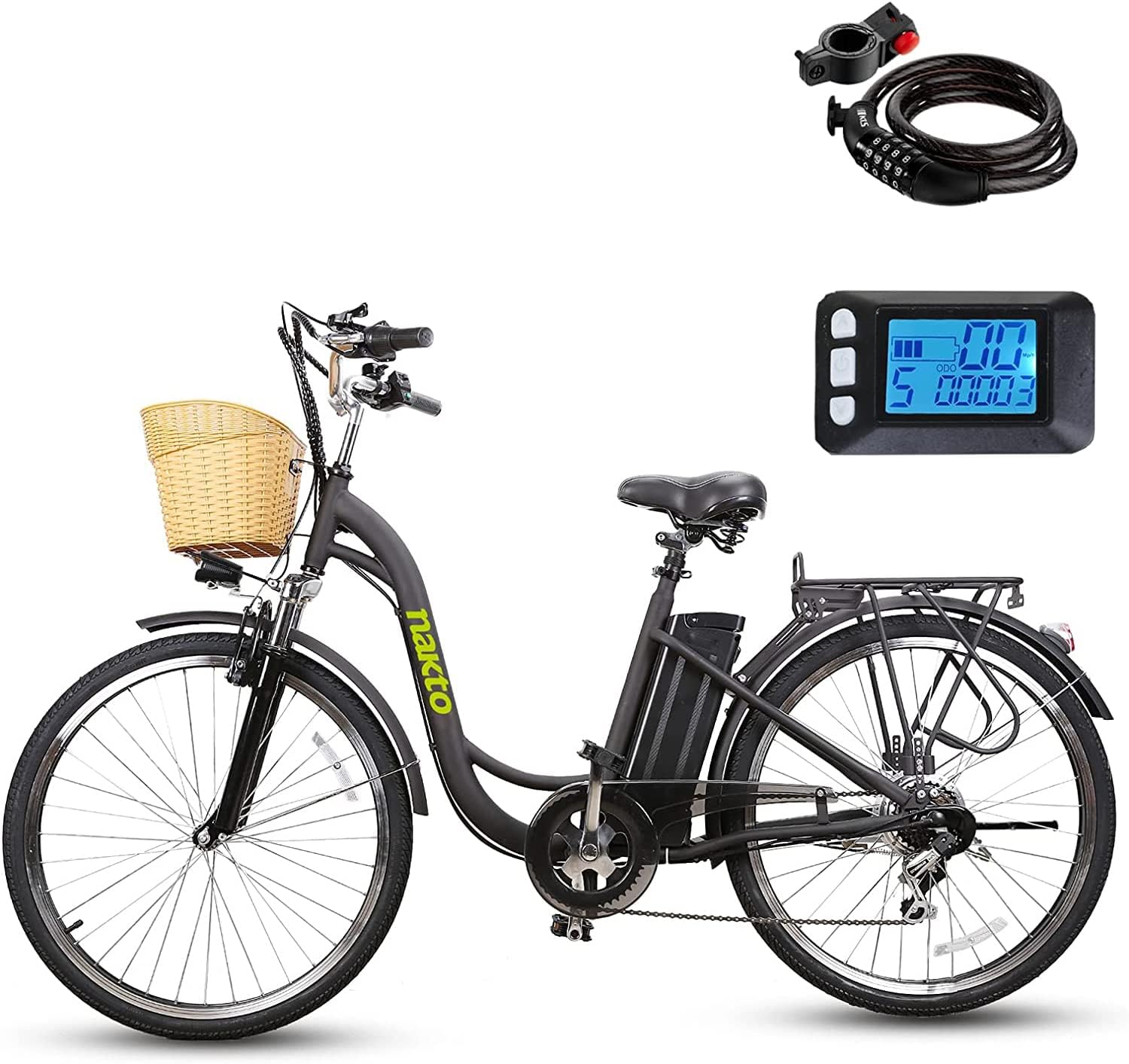 26'' Cargo Electric Bicycle with 10.5Ah Removable Lithium Battery B294