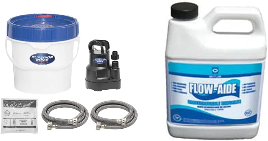 Black Tankless Water Heater Descaler Pump Kit P645