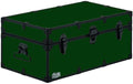Camp Trunk Footlocker with Black Trim 32 x 18 x 13.5 Inches Y3025