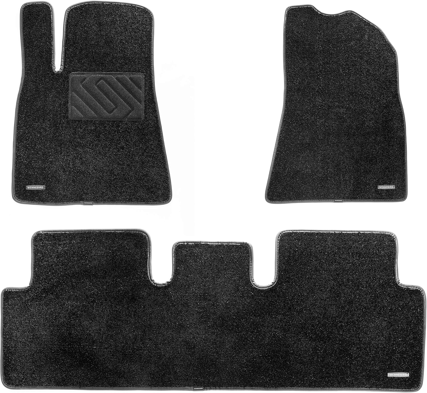 Black Custom Fit Car Floor Mats Y437