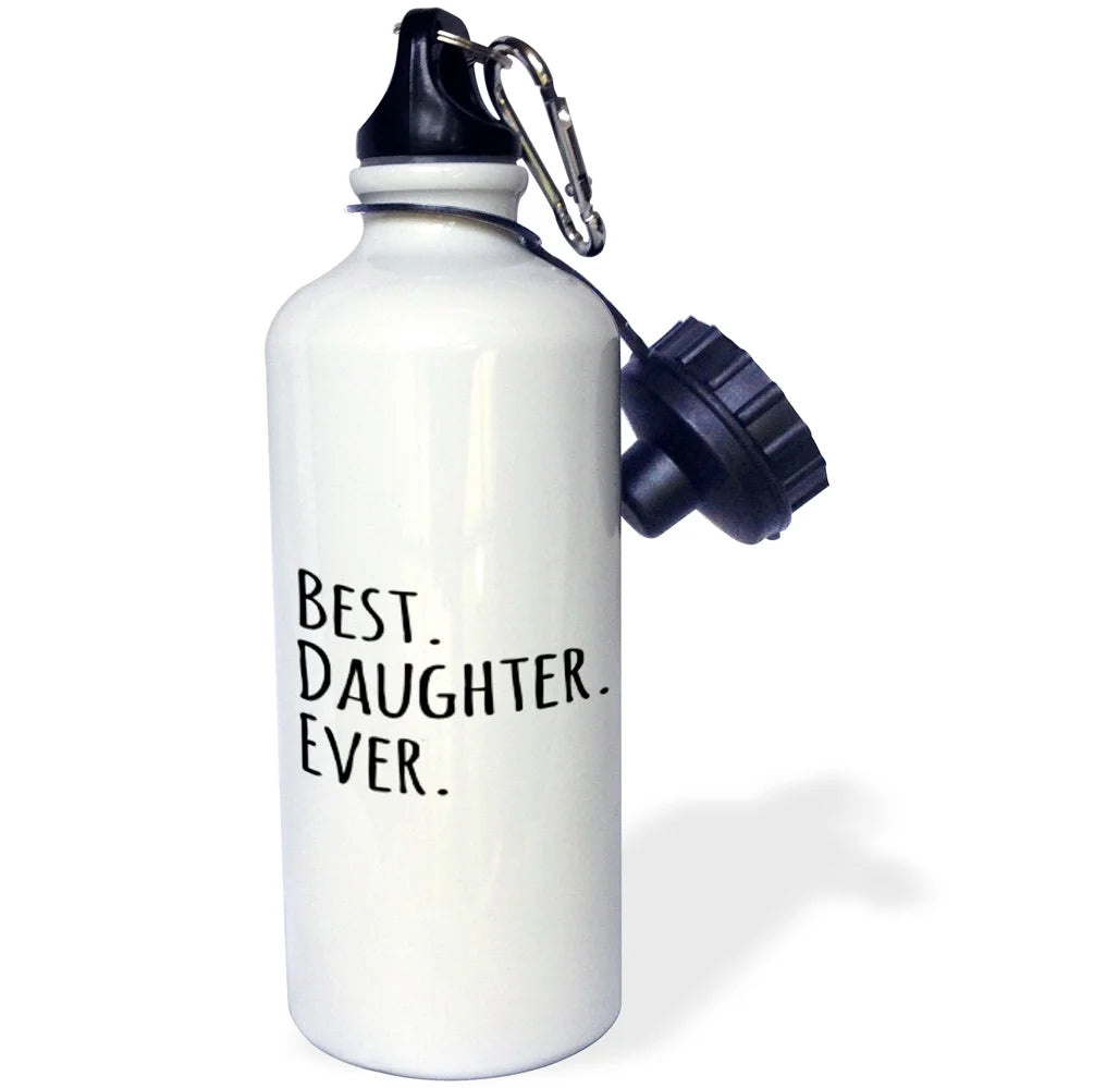 21 oz Black Sports Water Bottle I111