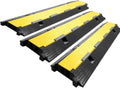 2 Channel Rubber Cable Protector Ramp 3 Pack X2861
