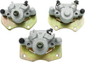 Front Left Right & Rear Brake Calipers with Pads for Can Am Outlander 330 400 500 650 850 D478