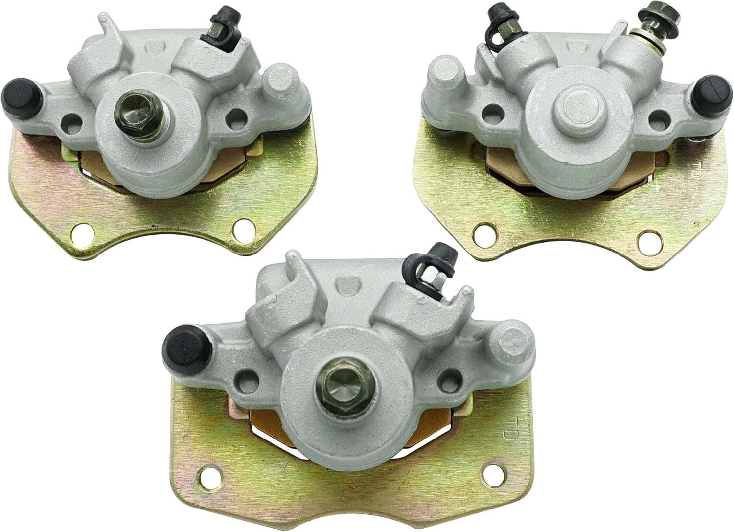 Front Left Right & Rear Brake Calipers with Pads for Can Am Outlander 330 400 500 650 850 D478