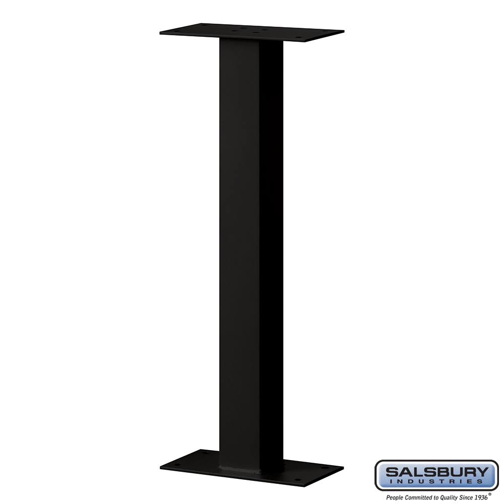 Black Bolt Mounted Pedestal for Mailbox K618424