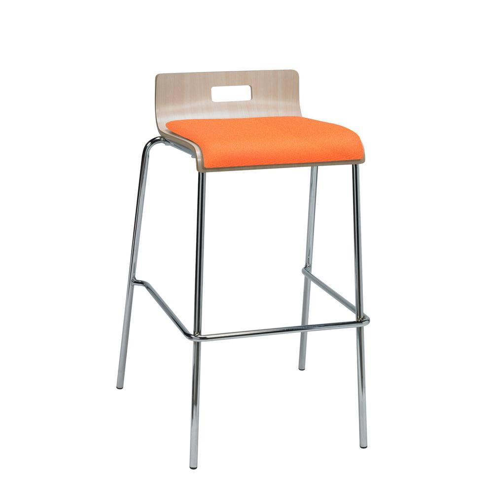 Low Back Barstool with Vinyl Seat S264