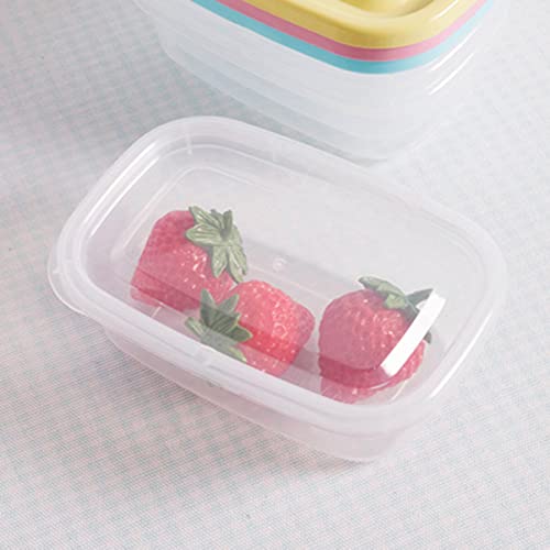 8pcs Plastic Food Storage Containers with Lids C487922