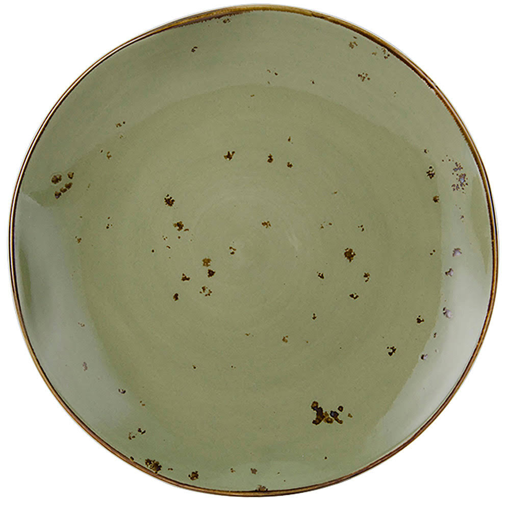 24/Case Olive 9x22 China Plate H2605