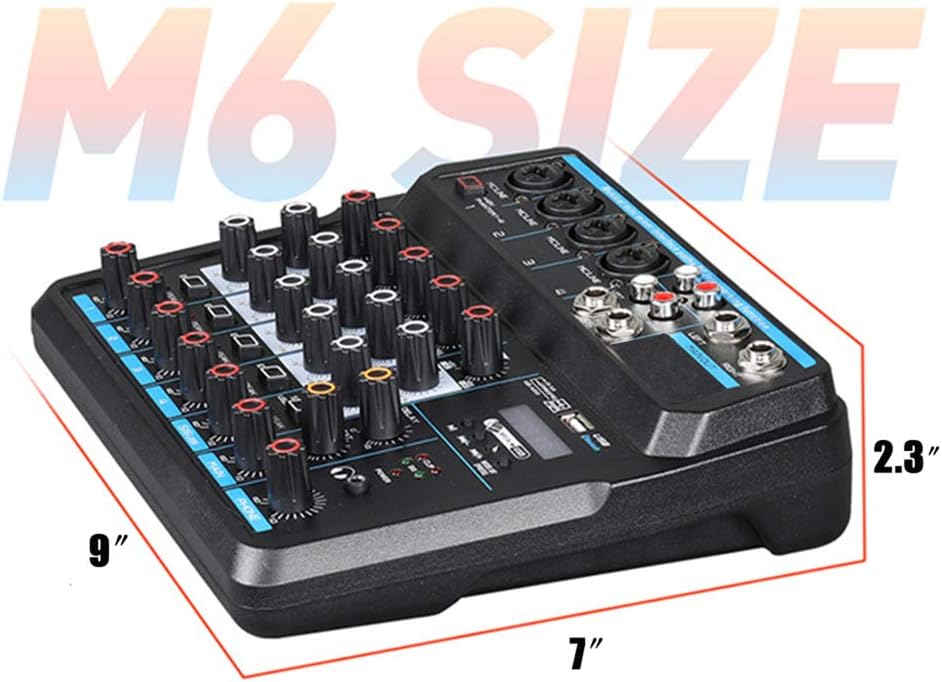 6 Channel Bluetooth Sound Mixer Pack of 2 A56035