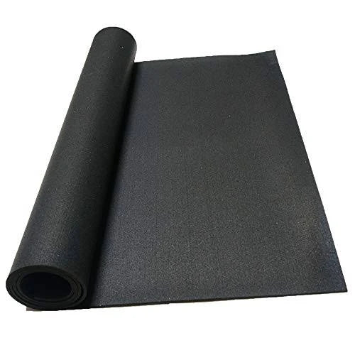 Black Rubber Flooring Mat U58621