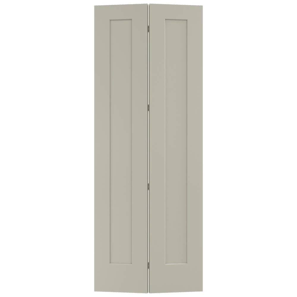 36 in. x 96 in. Desert Sand Painted Molded Composite MDF Closet Bi-Fold Door N2289