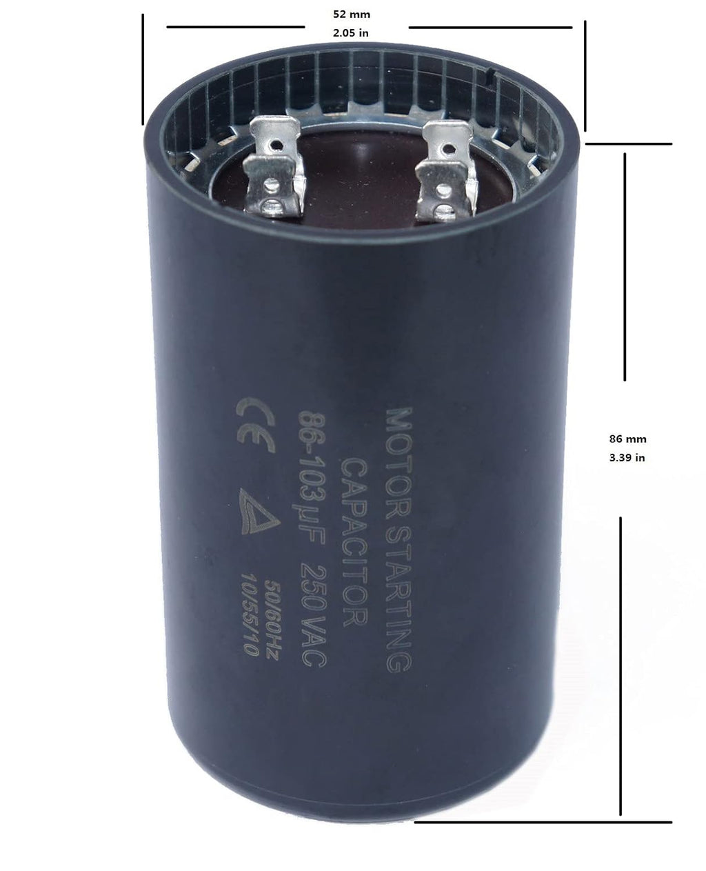 Motor Start Capacitor 86-103 MFD (uF) O632725