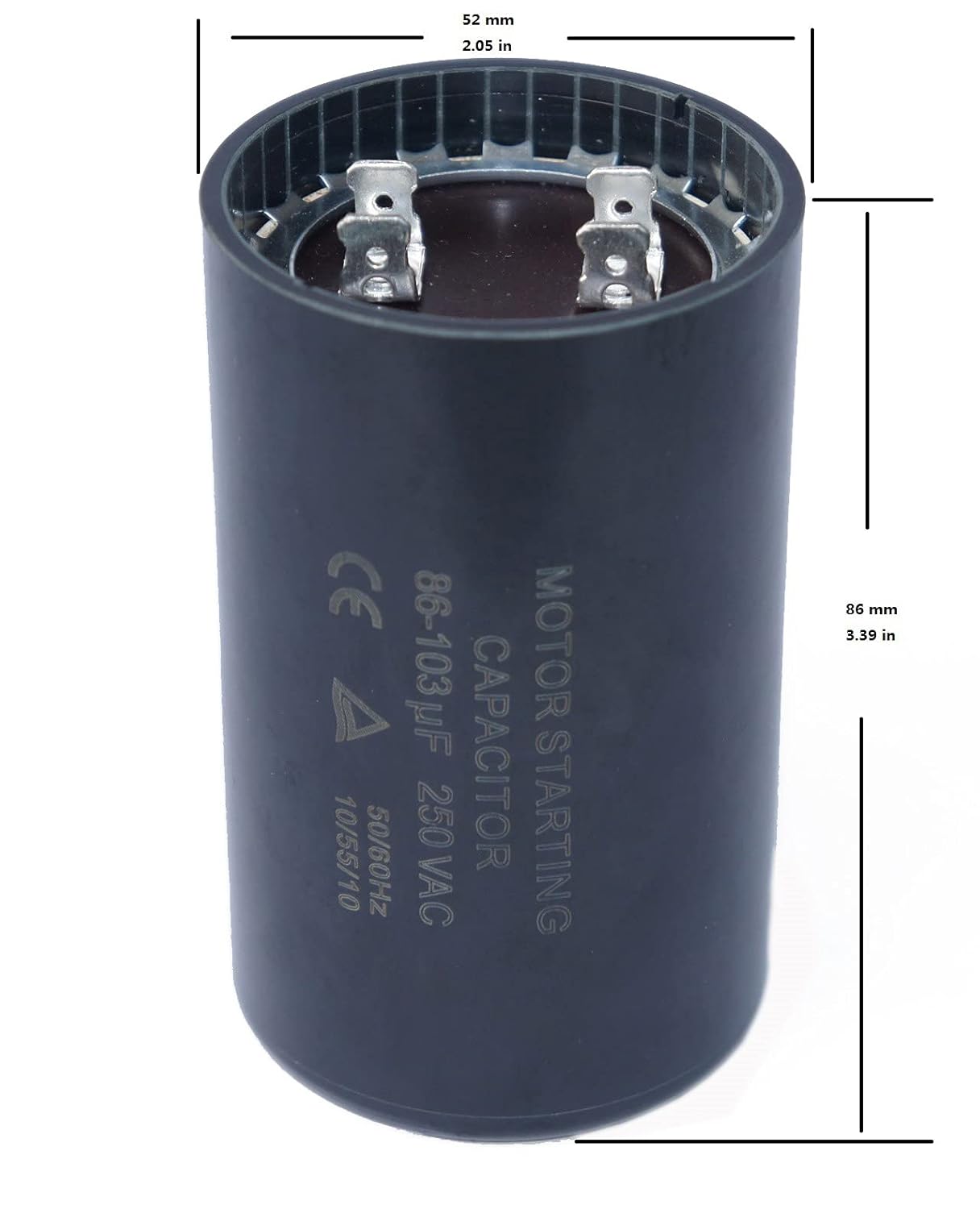 Motor Start Capacitor 86-103 MFD (uF) O632725