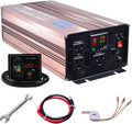 2000W Pure Sine Wave Power Inverter 12V DC to 110V AC with Remote Control D66940