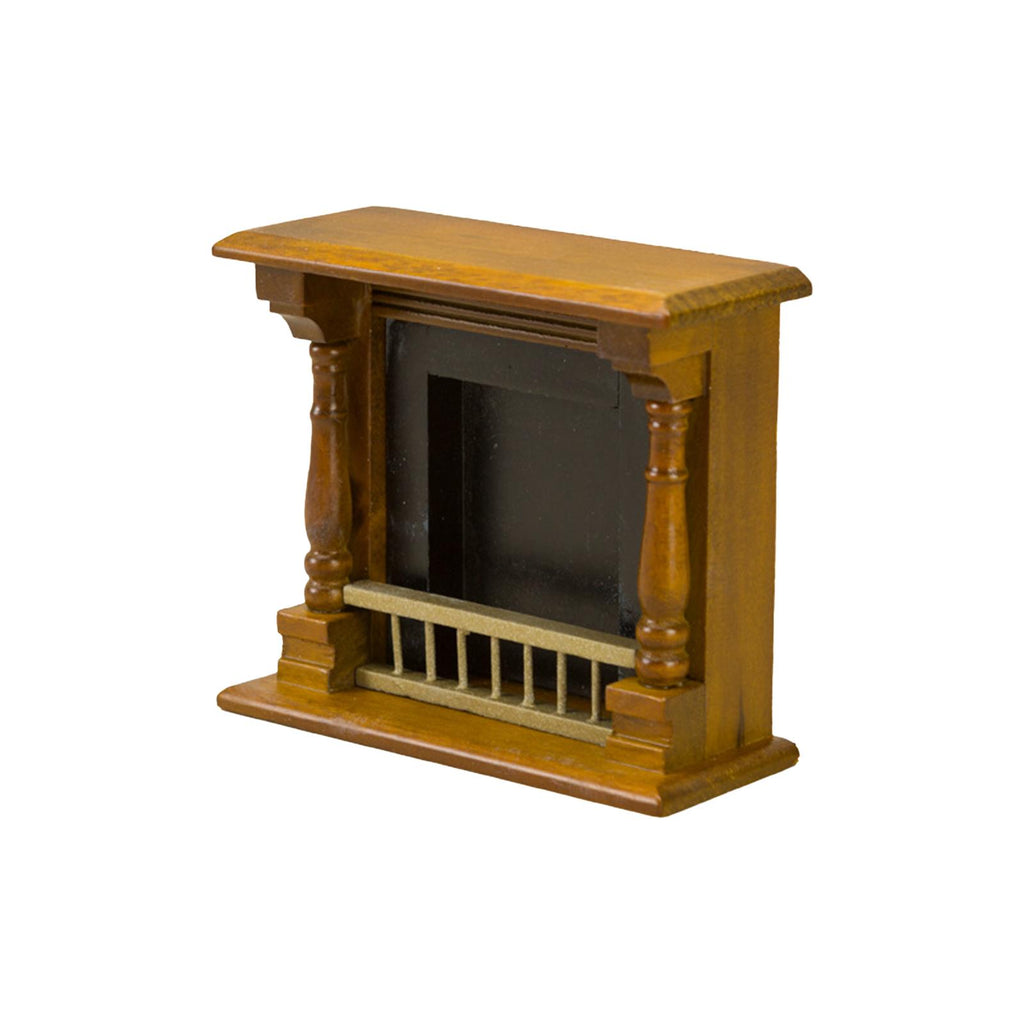 1/12 Scale Wooden Dollhouse Fireplace Toy S842506
