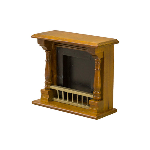 1/12 Scale Wooden Dollhouse Fireplace Toy S842506
