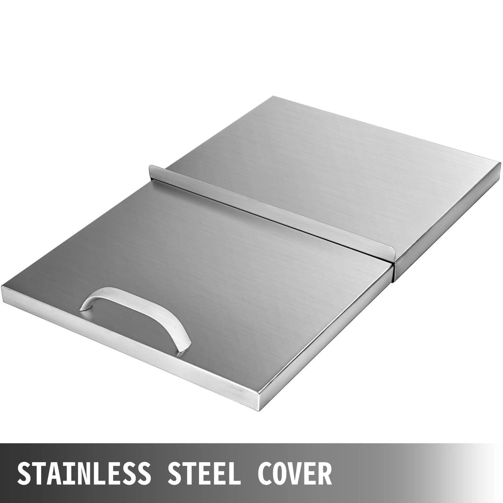 Stainless Steel Drop in Ice Chest with Sliding Cover Ice Cooler H274309
