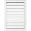 PVC Gable Vent with Brickmould Z32526