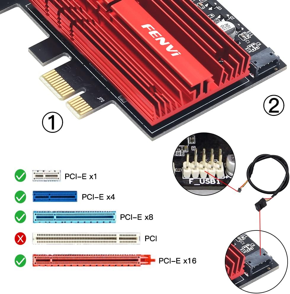 WiFi 6E AX210 PCI-E Tri-Band 5400Mbps Wireless Network Adapter Pack of 2 G8089