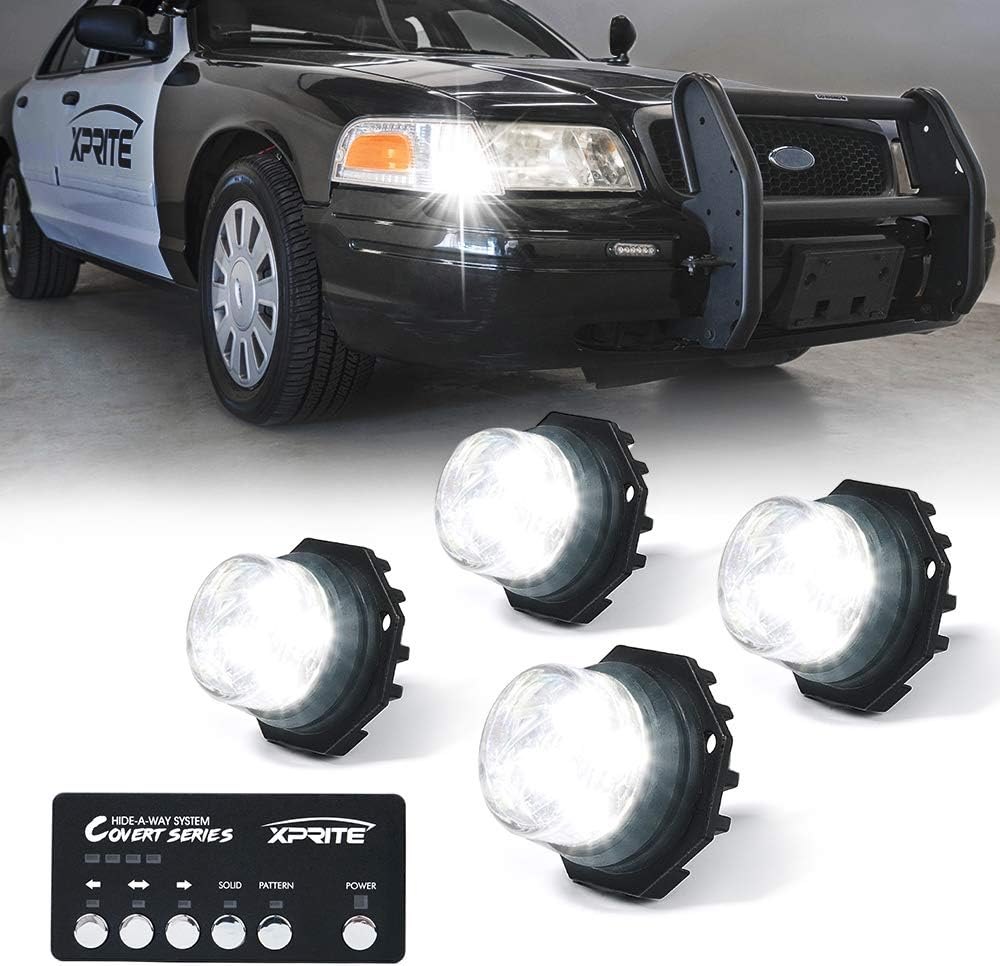 Amber LED Strobe Lights Kit 8 PCS B174095