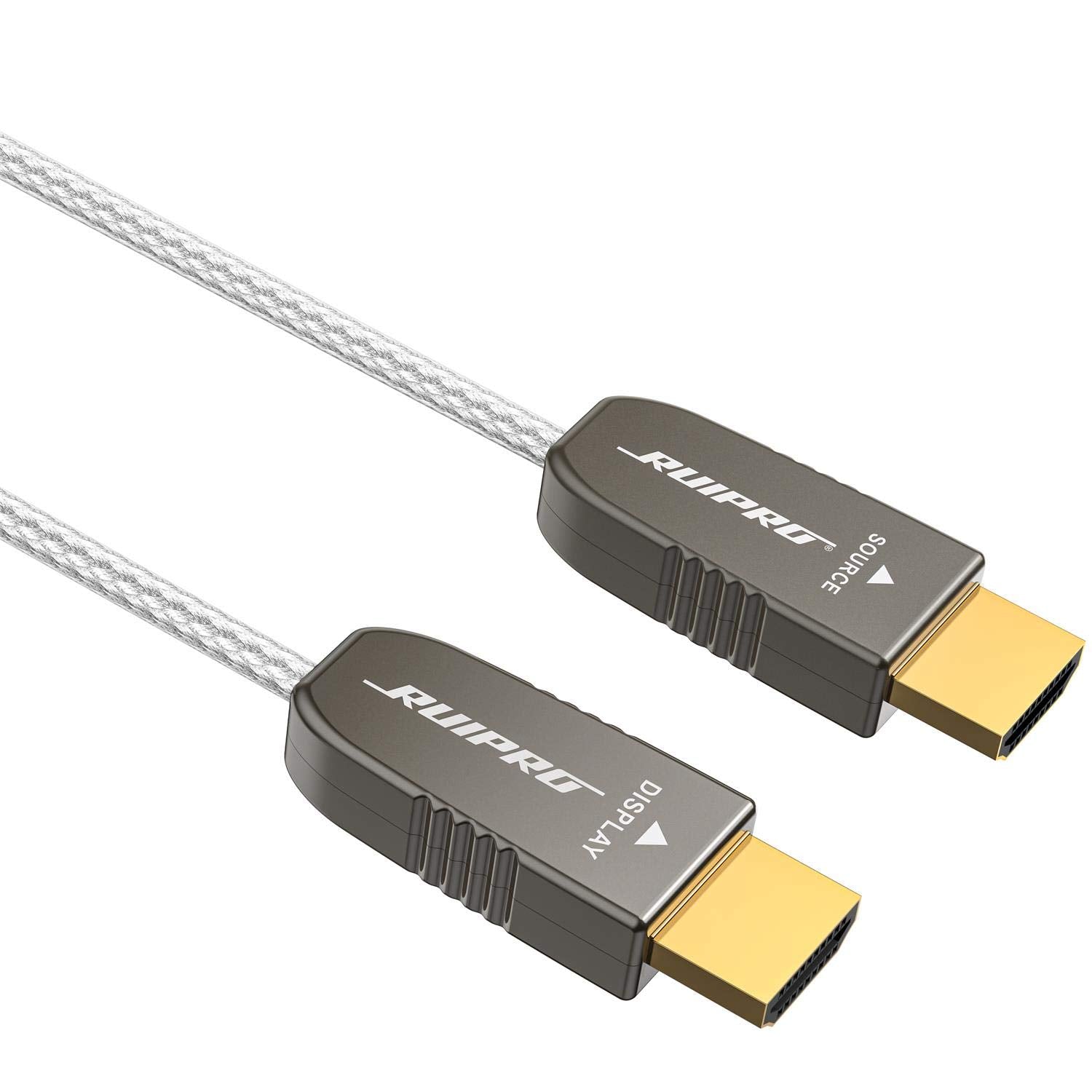 Fiber Optic HDMI Cable 65FT 4K 60FPS HDMI 2.0 18Gbps Active Optical Cable Y50331