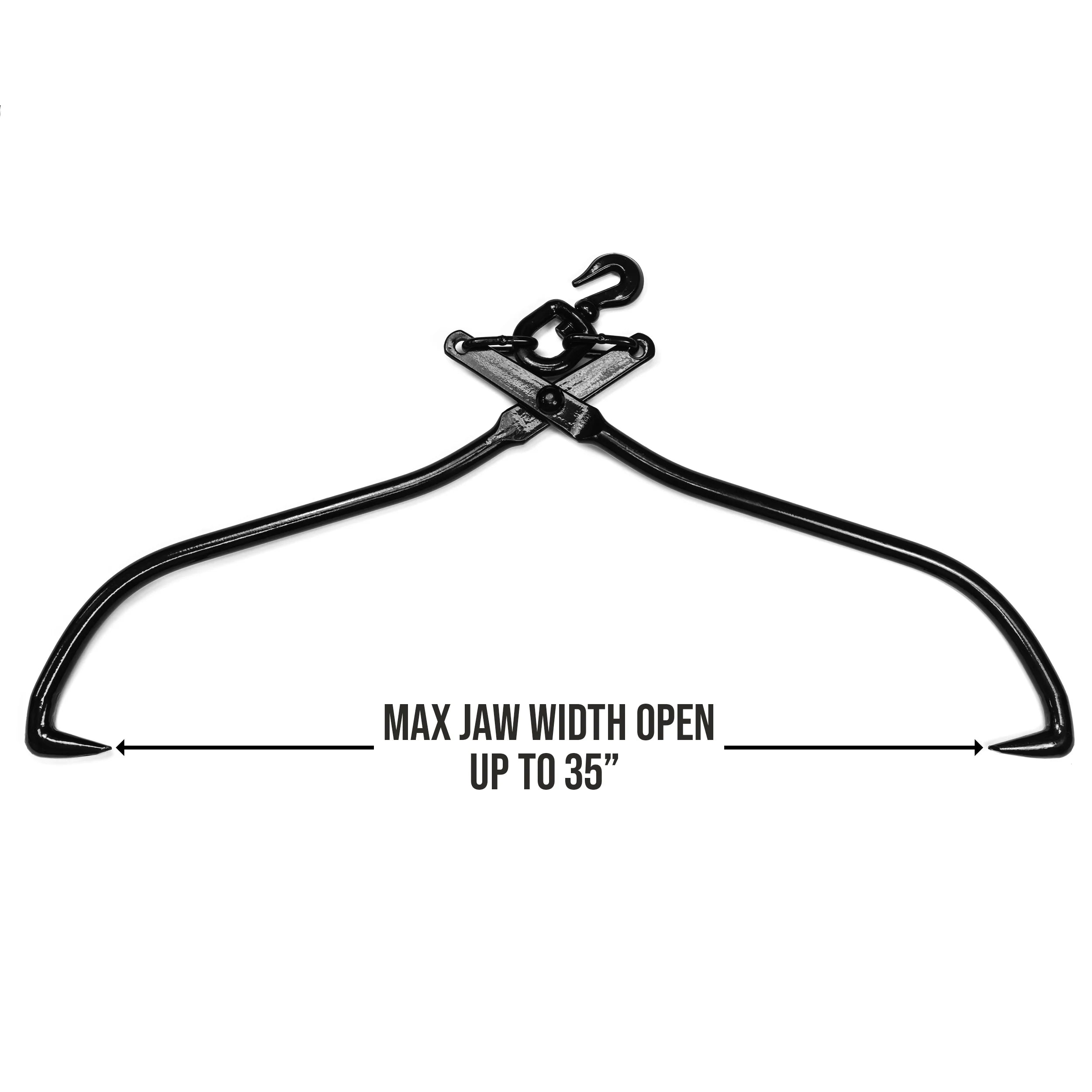 Skidding Tongs with O-Ring - 35" Jaw Opening Steel Tongs M508