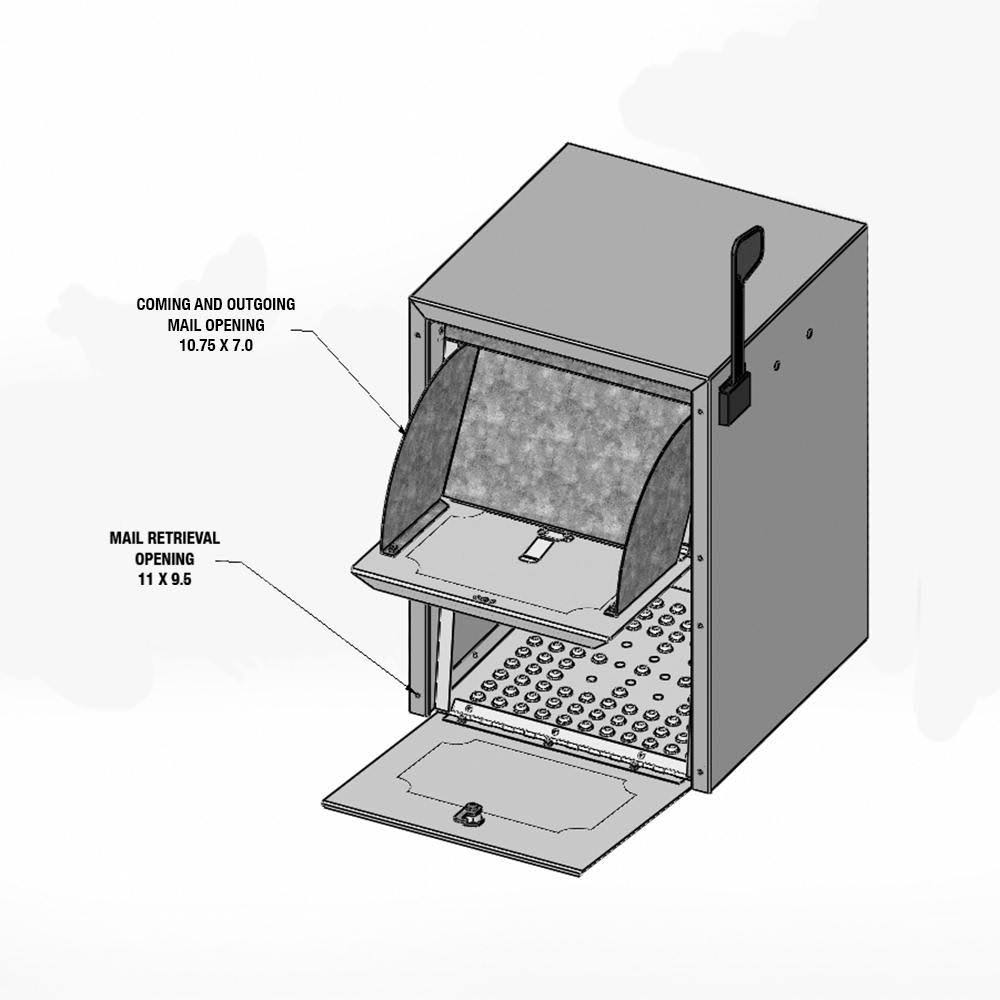 Sand Delivery Vault Junior Mailbox C741438