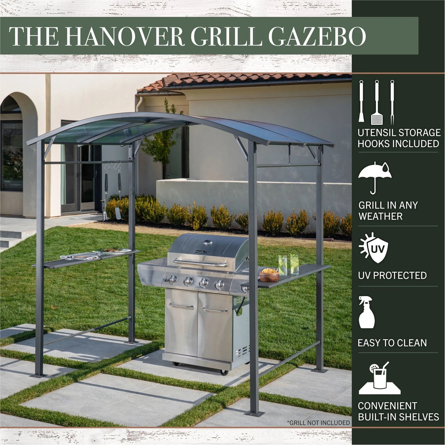 Grill Gazebo 90" x 59" x 90" V1615