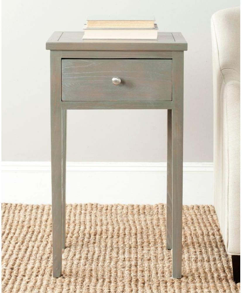 French Grey End Table D9358