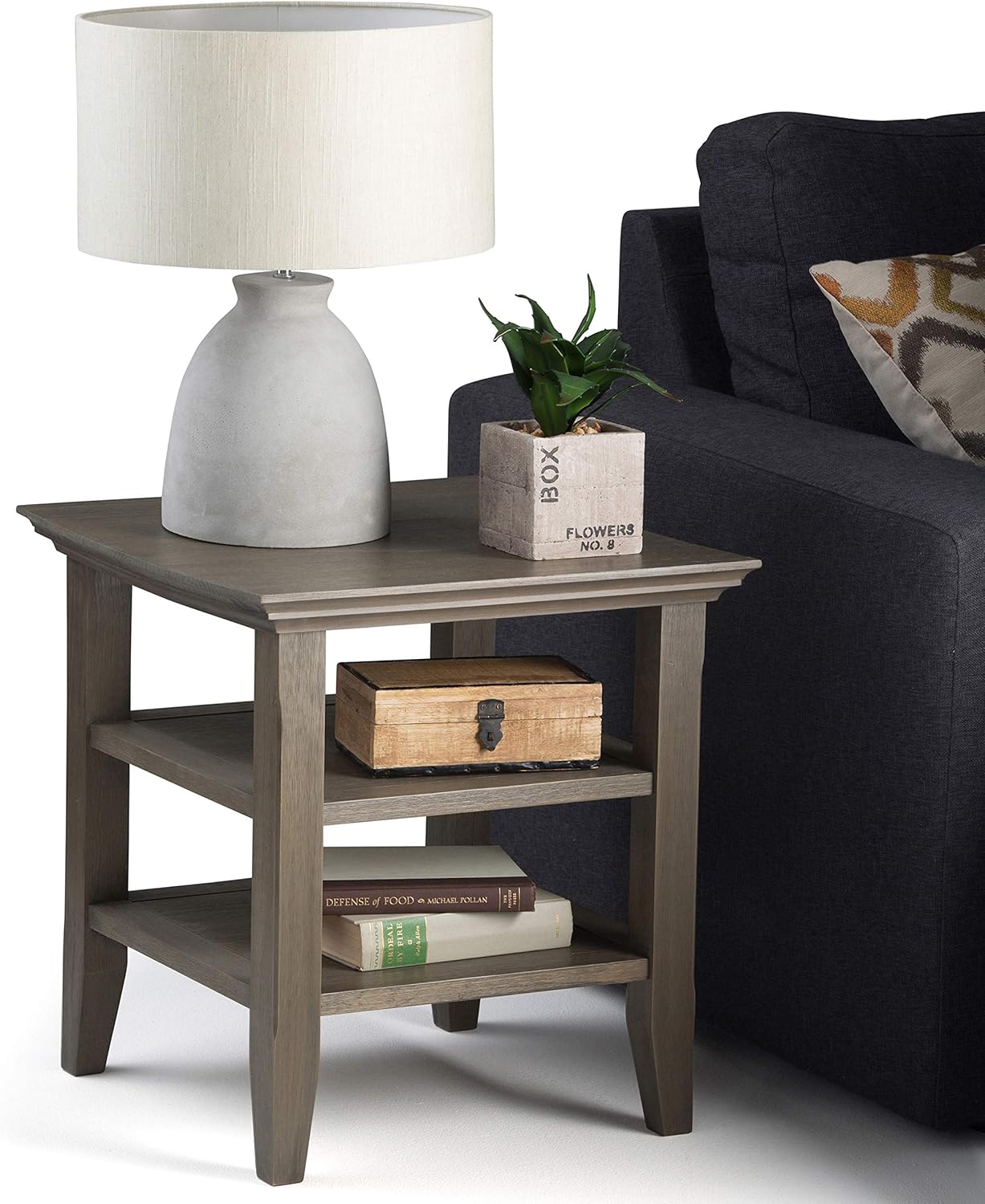 Warm Walnut Brown End Table P259