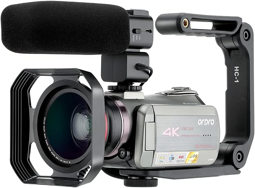 4K Video Camera Night Vision Camcorder O693614