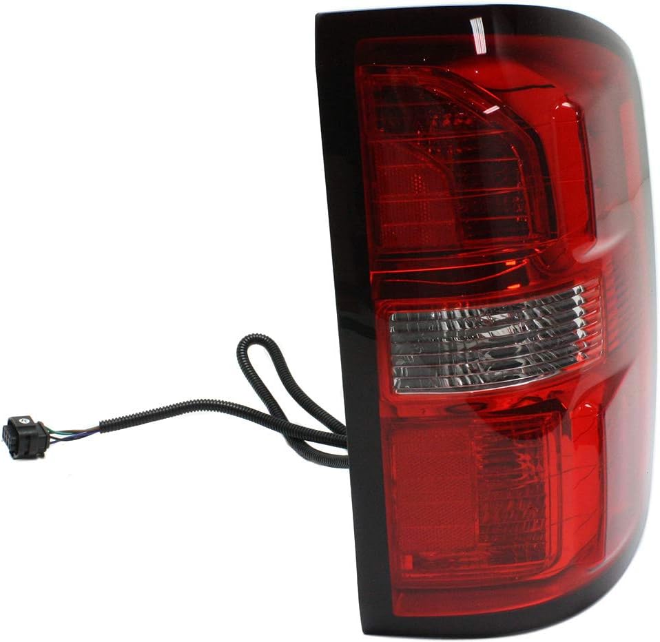 Tail Light Assembly Compatible with 2014-2015 GMC Sierra 1500/2015 GMC Sierra 2500 HD 3500 HD Passenger Side O44070