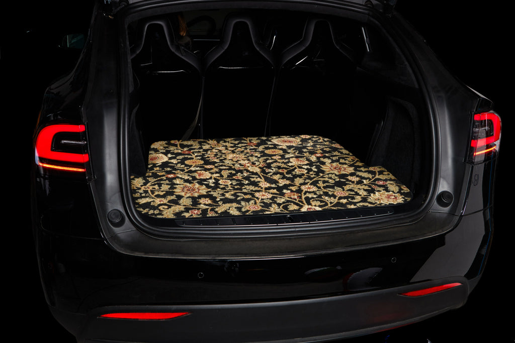Black Oriental Car Mats for Tesla Model X 6 Passenger X22560