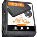 Heavy Duty Mesh Tarp 10’ x 14’ Black D92415
