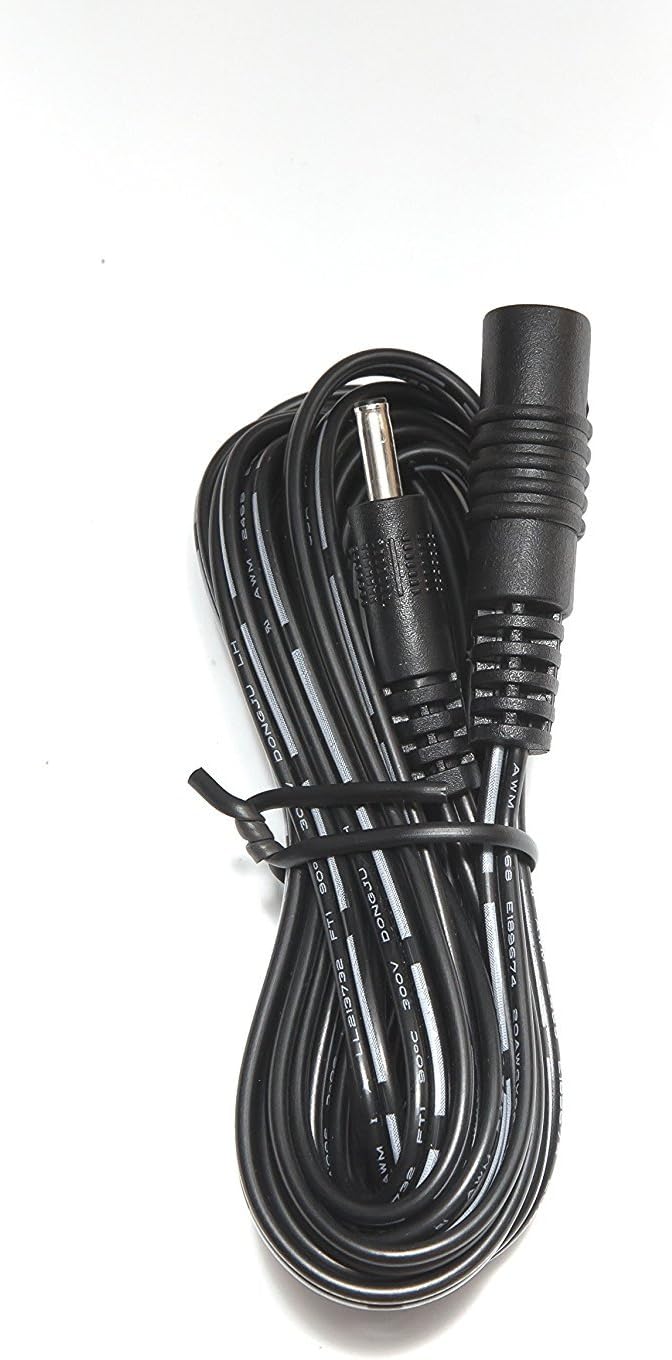 2.1mm x 5.5mm DC Plug Extension Cable, 15 Feet, Pack of 2 R550