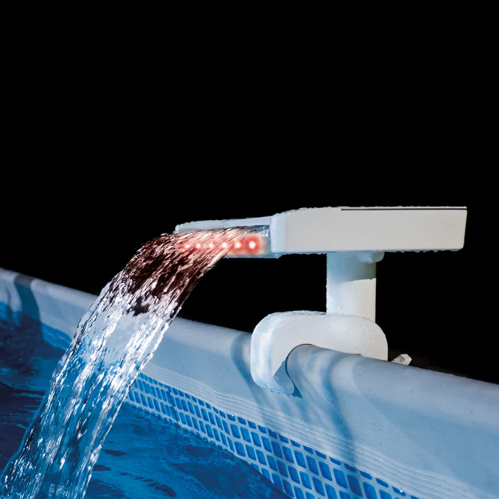 Multi-Color LED Waterfall Cascade for Above Ground Pool B729