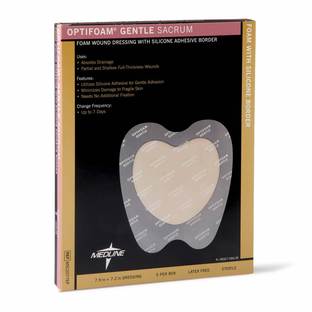 Silicone Border Dressing, 50/Case V930