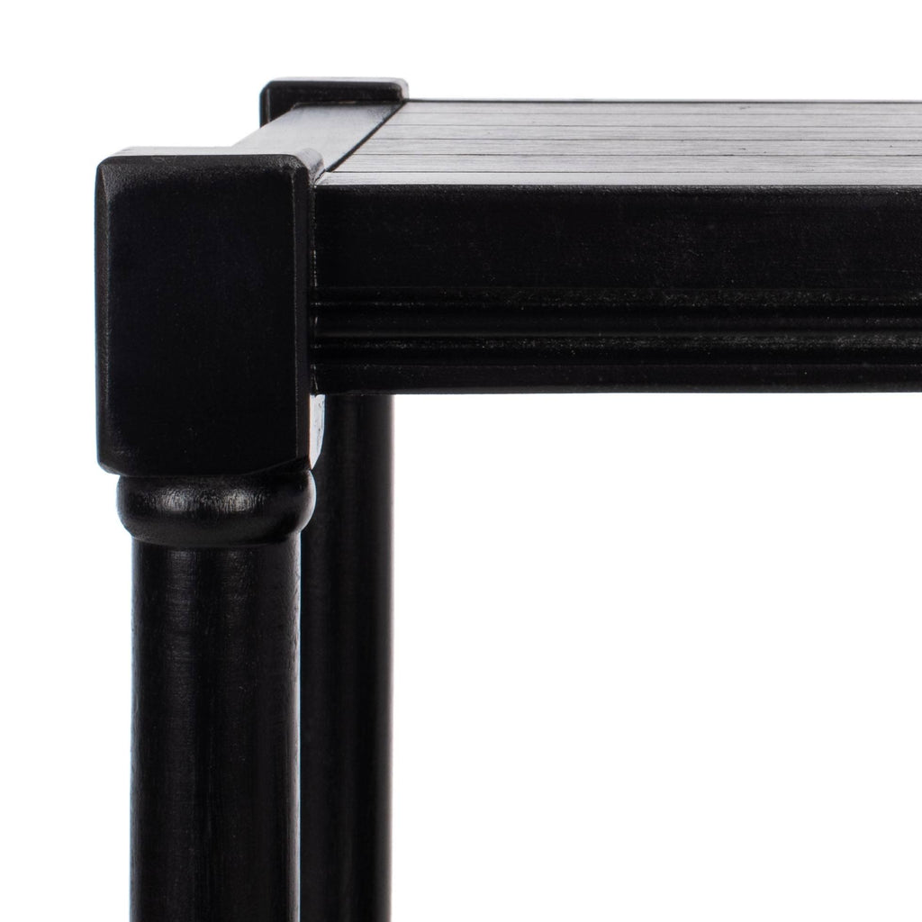 Black 3-Shelf Console Table A18995