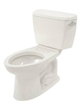 Cotton White Elongated Two-Piece Toilet with Right-Hand Trip Lever W47186