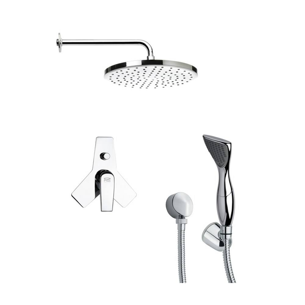 Chrome Shower Faucet with Hand Shower O78744